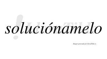 Soluciónamelo  lleva tilde con vocal tónica en la segunda «o»