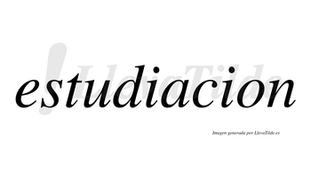 Estudiacion  no lleva tilde con vocal tónica en la «a»