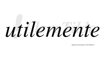 Utile  no lleva tilde con vocal tónica en la «i»