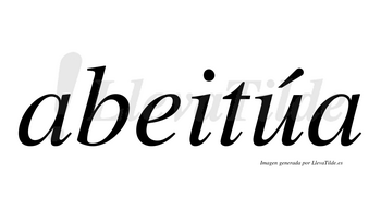 Abeitúa  lleva tilde con vocal tónica en la «u»