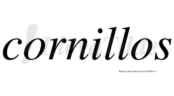 Cornillos no lleva tilde con vocal tónica en la «i»