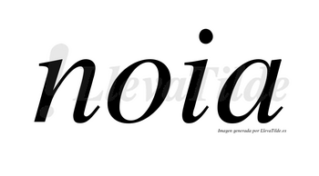 Noia no lleva tilde con vocal tónica en la «o»
