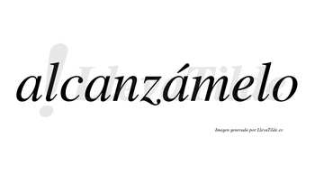 Alcanzámelo lleva tilde con vocal tónica en la tercera «a»