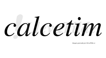 Calcetim no lleva tilde con vocal tónica en la «i»