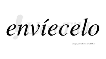 Envíecelo lleva tilde con vocal tónica en la «i»