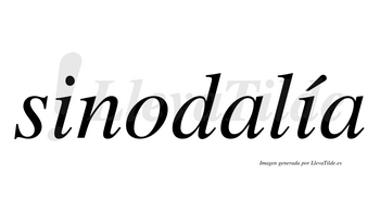 Sinodalía  lleva tilde con vocal tónica en la segunda «i»