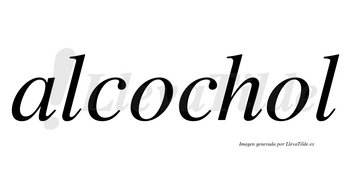 Alcochol  no lleva tilde con vocal tónica en la segunda «o»