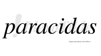 Paracidas  no lleva tilde con vocal tónica en la «i»