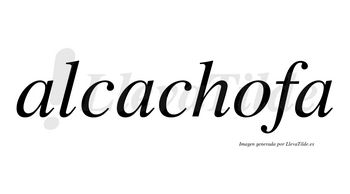 Alcachofa  no lleva tilde con vocal tónica en la «o»