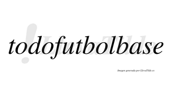 Todofutbolbase no lleva tilde con vocal tónica en la «a»