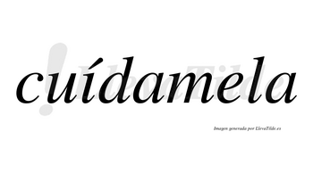 Cuídamela  lleva tilde con vocal tónica en la «i»