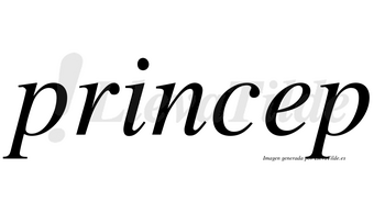 Princep no lleva tilde con vocal tónica en la «e»