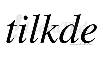 Tilkde  no lleva tilde con vocal tónica en la «i»