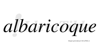 Albaricoque  no lleva tilde con vocal tónica en la «o»