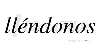 Lléndonos lleva tilde con vocal tónica en la «e»