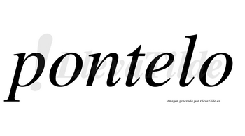 Pontelo no lleva tilde con vocal tónica en la «e»