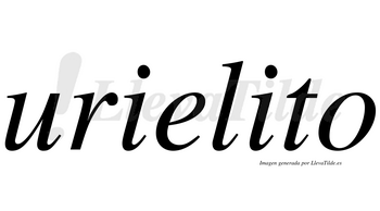Urielito  no lleva tilde con vocal tónica en la segunda «i»