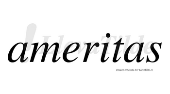 Ameritas no lleva tilde con vocal tónica en la «i»