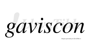 Gaviscon  no lleva tilde con vocal tónica en la «i»