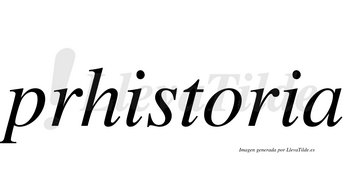 Prhistoria  no lleva tilde con vocal tónica en la «o»