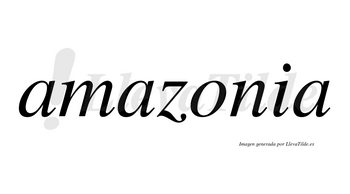 Amazonia no lleva tilde con vocal tónica en la «o»