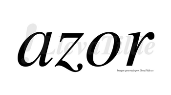 Azor  no lleva tilde con vocal tónica en la «o»