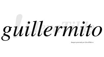 Guillermito no lleva tilde con vocal tónica en la segunda «i»