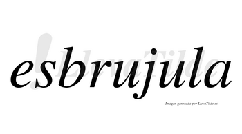 Esbrujula  no lleva tilde con vocal tónica en la segunda «u»