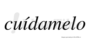 Cuídamelo  lleva tilde con vocal tónica en la «i»