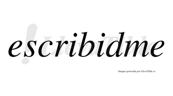 Escribidme  no lleva tilde con vocal tónica en la segunda «i»