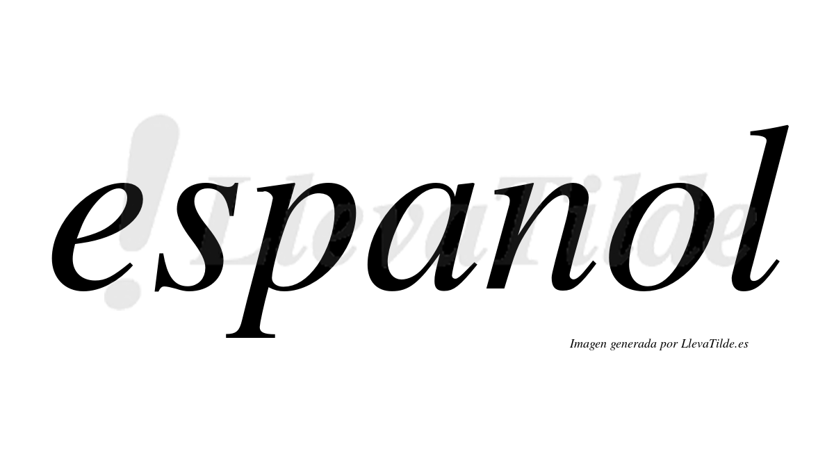Espanol  no lleva tilde con vocal tónica en la "o"