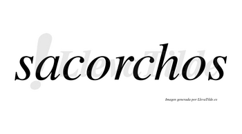 Sacorchos  no lleva tilde con vocal tónica en la primera «o»