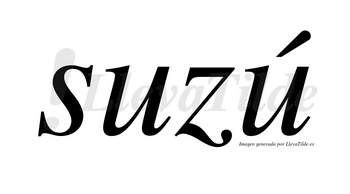Suzú lleva tilde con vocal tónica en la segunda «u»