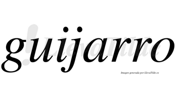 Guijarro  no lleva tilde con vocal tónica en la «a»
