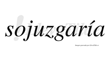 Sojuzgaría  lleva tilde con vocal tónica en la «i»