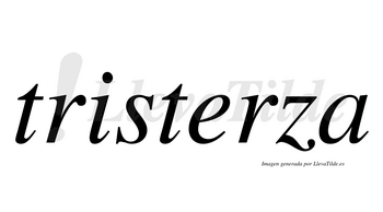 Tristerza  no lleva tilde con vocal tónica en la «e»