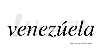 Venezúela  lleva tilde con vocal tónica en la «u»