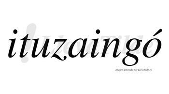 Ituzaingó  lleva tilde con vocal tónica en la «o»