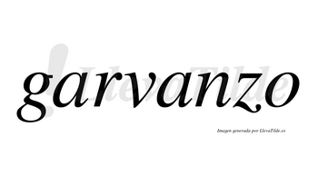 Garvanzo  no lleva tilde con vocal tónica en la segunda «a»