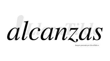 Alcanzas  no lleva tilde con vocal tónica en la segunda «a»