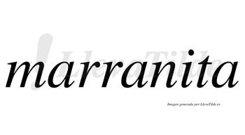 Marranita no lleva tilde con vocal tónica en la «i»