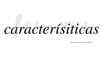 Caracterísiticas  lleva tilde con vocal tónica en la primera «i»