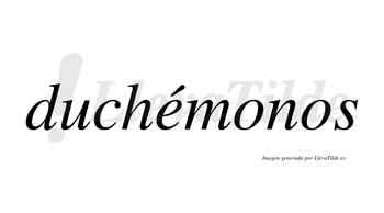 Duchémonos lleva tilde con vocal tónica en la «e»