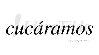 Cucáramos  lleva tilde con vocal tónica en la primera «a»