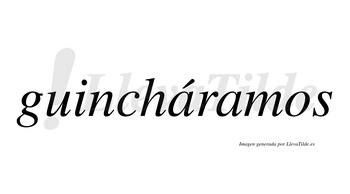 Guincháramos  lleva tilde con vocal tónica en la primera «a»