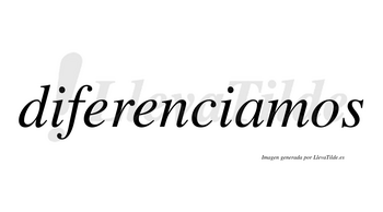 Diferenciamos no lleva tilde con vocal tónica en la «a»