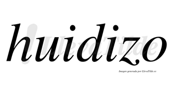 Huidizo  no lleva tilde con vocal tónica en la segunda «i»