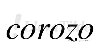 Corozo no lleva tilde con vocal tónica en la segunda «o»