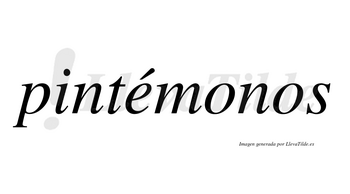 Pintémonos lleva tilde con vocal tónica en la «e»