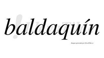 Baldaquín lleva tilde con vocal tónica en la «i»